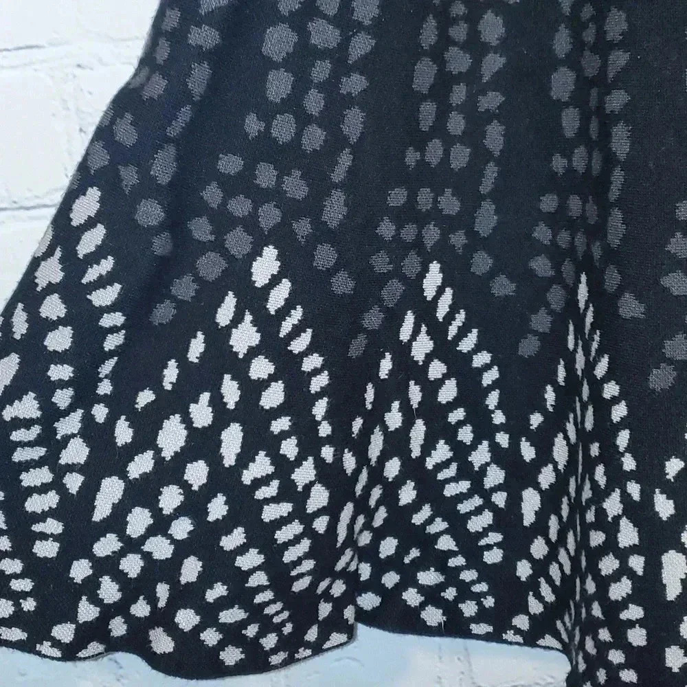 Grace Elements Skirt Sz XL Flared Black Grey Combo - Picture 3 of 6